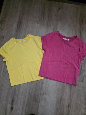 We The Free Protagonist Cropped Cap Sleeve Tees Medium